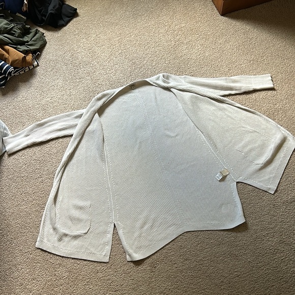 Women’s L.L.Bean Open Front Cotton Knit Cardigan size Small S - Picture 5 of 7